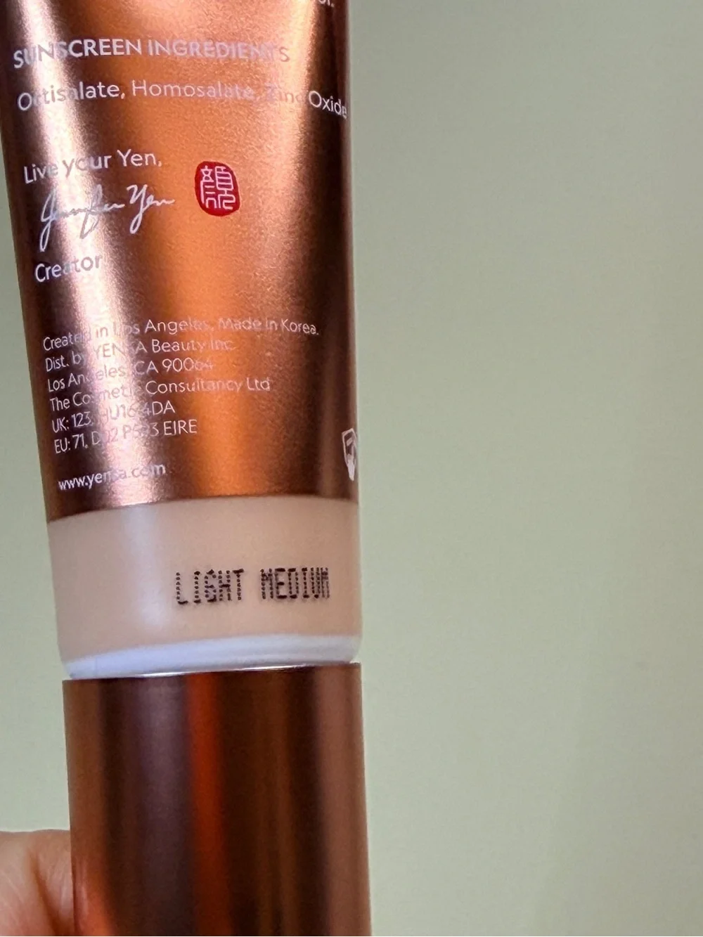 YENSA Skin On Skin B.C. Foundation - Warm Bronze Shade